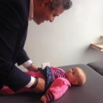 Baby Aisling with Benjamin Martin Chiropractor